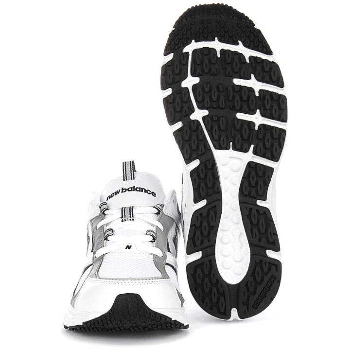 Sabatilles esportives New Balance 408 white amb black i silver per a home - Querol online