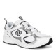 Sabatilles esportives New Balance 408 white amb black i silver per a home - Querol online