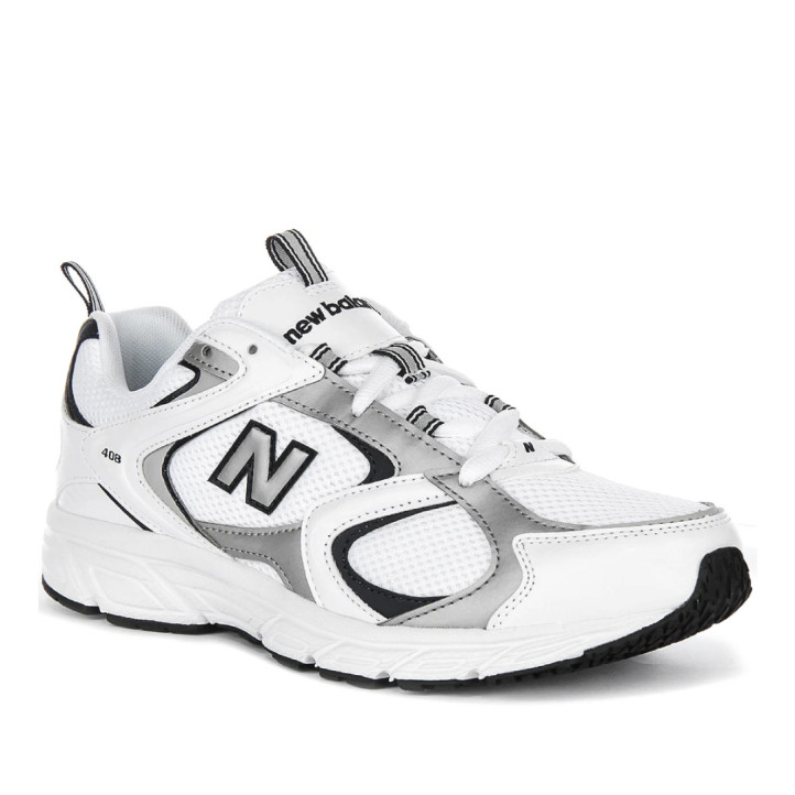 Zapatillas deportivas New Balance 408 white con black y silver para hombre - Querol online