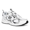 Zapatillas deportivas New Balance 408 white con black y silver para hombre