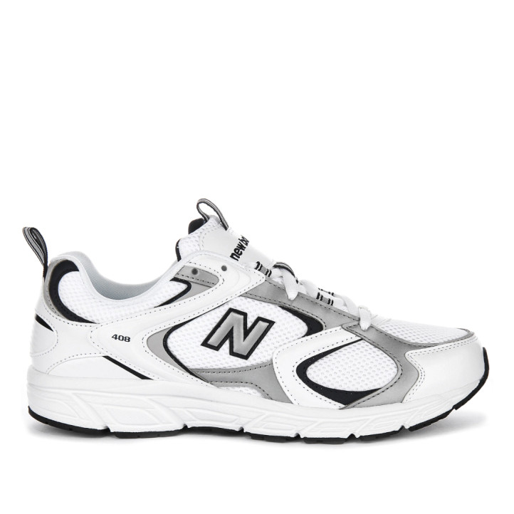 Zapatillas deportivas New Balance 408 white con black y silver para hombre - Querol online