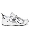 Zapatillas deportivas New Balance 408 white con black y silver para hombre