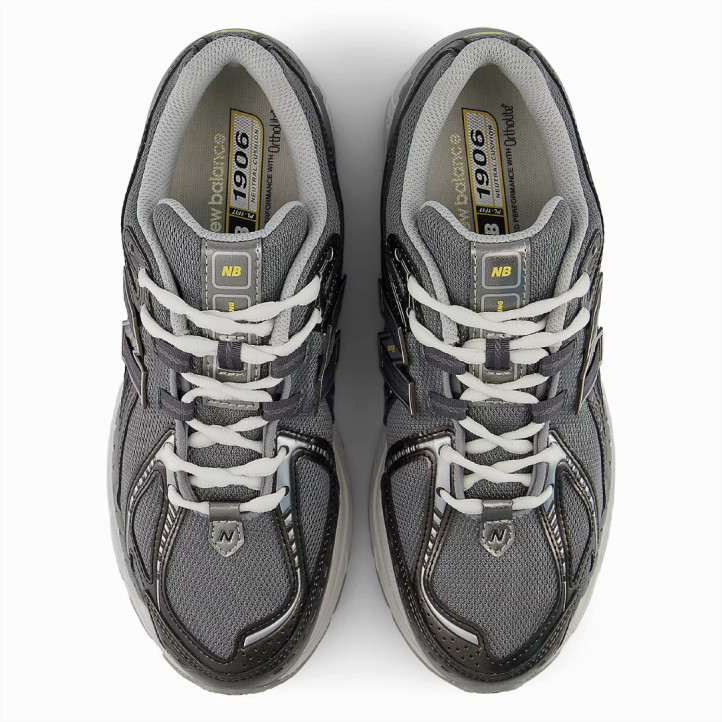 Sabatilles esportives New Balance U1906R slate grey amb black metallic i white peach - Querol online