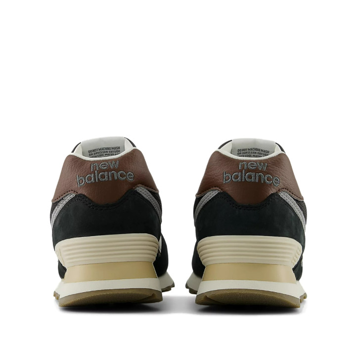 Sabatilles esportives New Balance 574 brown amb dark silver metallic - Querol online