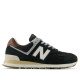 Zapatillas deportivas New Balance 574 brown con dark silver metallic - Querol online