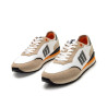 Sabatilles esportives Mustang joggo classic blanques i beix amb detalls retro running