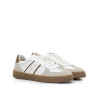 Zapatillas urban Mustang roy beige y marrones con suela caramelo