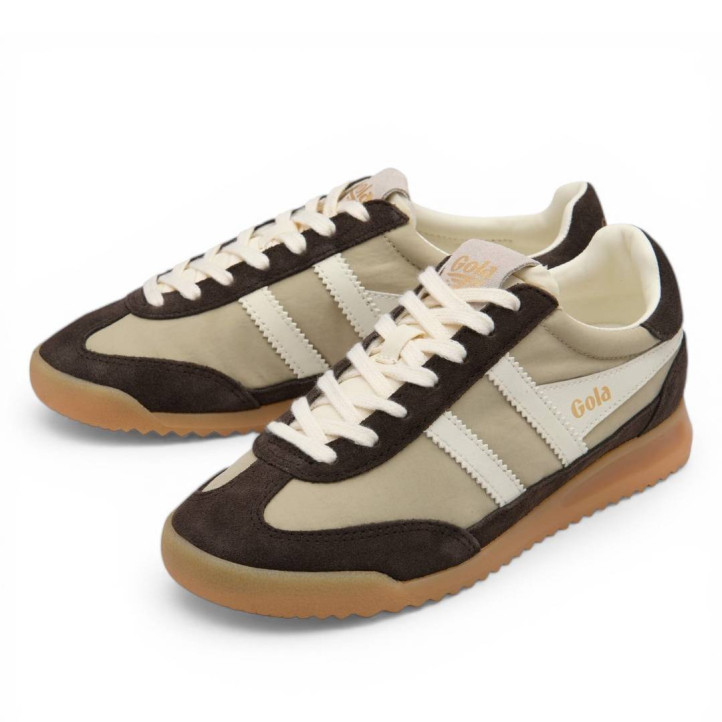 Zapatillas urban Gola firefly bone con mocha y off white mujer - Querol online
