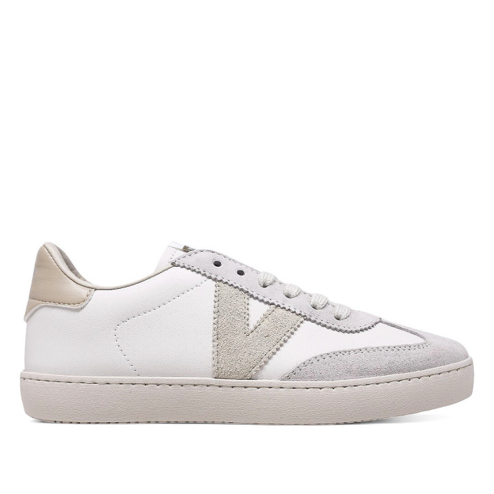 Zapatillas urban Victoria berlín ciclista efecto piel/serraje hielo - Querol online