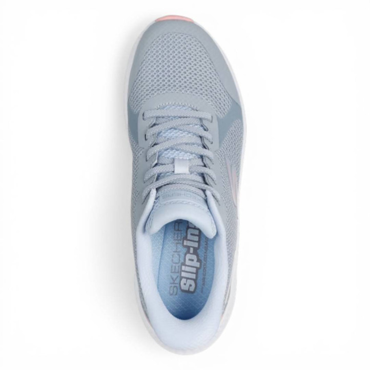 Zapatillas deportivas Skechers slip-ins: GO RUN consistent 2.0-captiva gris y azul claro - Querol online