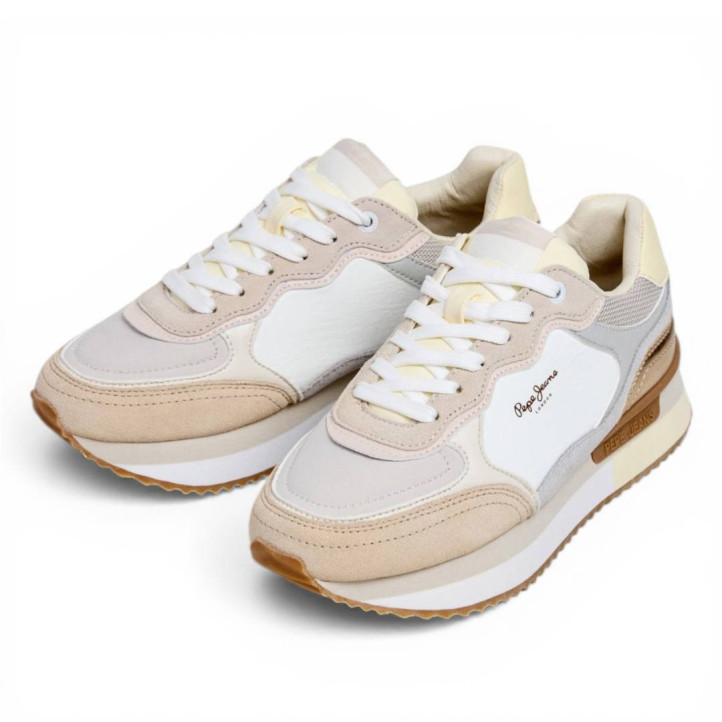 Zapatillas urban Pepe Jeans rusper racer amarillo bebé - Querol online