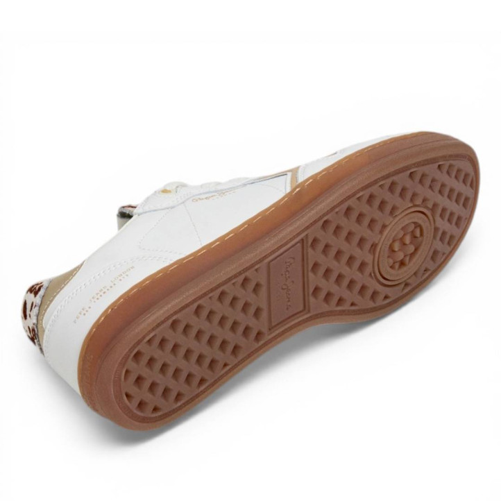 Sabatilles urban Pepe Jeans ball chic w blanques amb animal print - Querol online