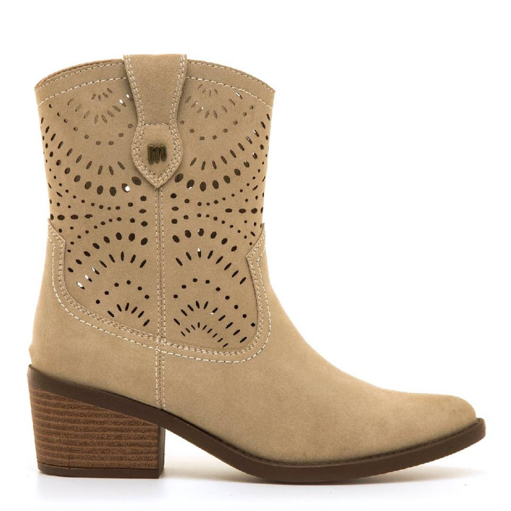 BOTINES DE MUJER MUSTANG TANUBIS BEIGE 55485 61729 - Querol online