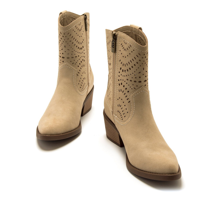 BOTINES DE MUJER MUSTANG TANUBIS BEIGE 55485 61729 - Querol online