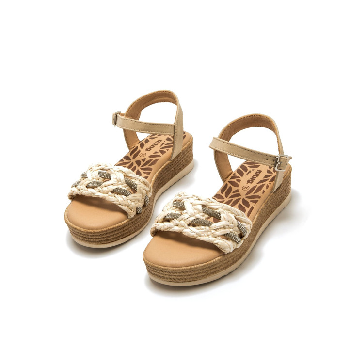 SANDALIAS DE NIñO MTNG KIDS AIRE BEIGE 40055 62585 - Querol online