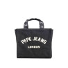 Bolso Pepe Jeans trisha negro estilo tote bag