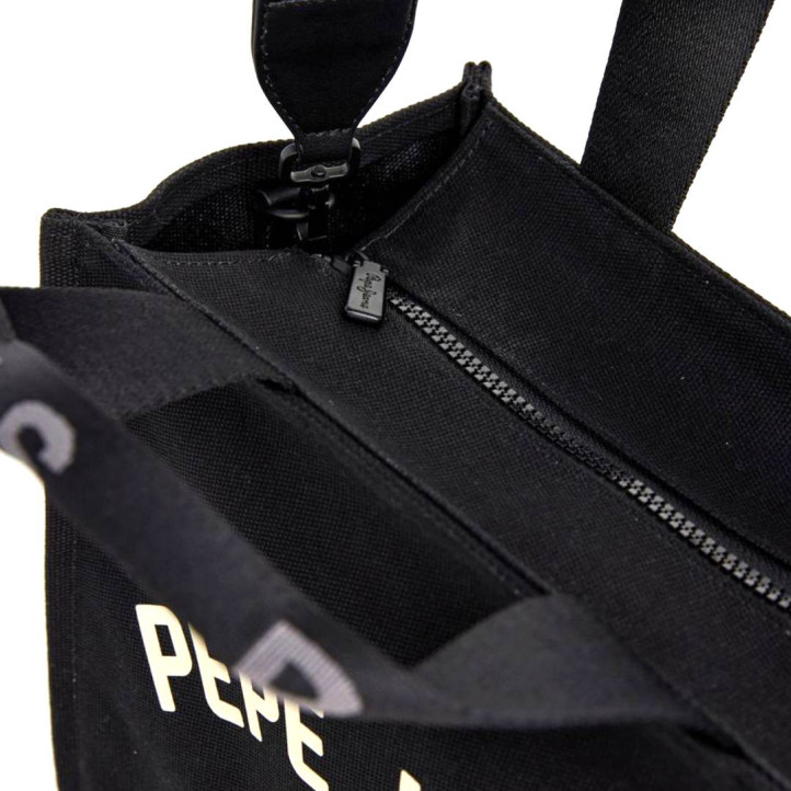 Bossa Pepe Jeans trisha negre estil tote bag - Querol online