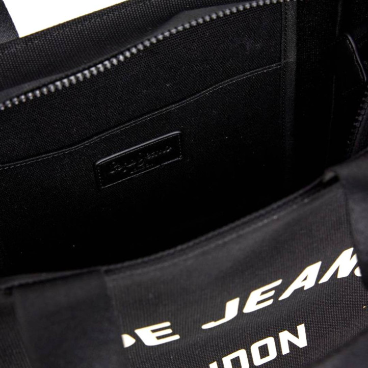 Bossa Pepe Jeans trisha negre estil tote bag - Querol online