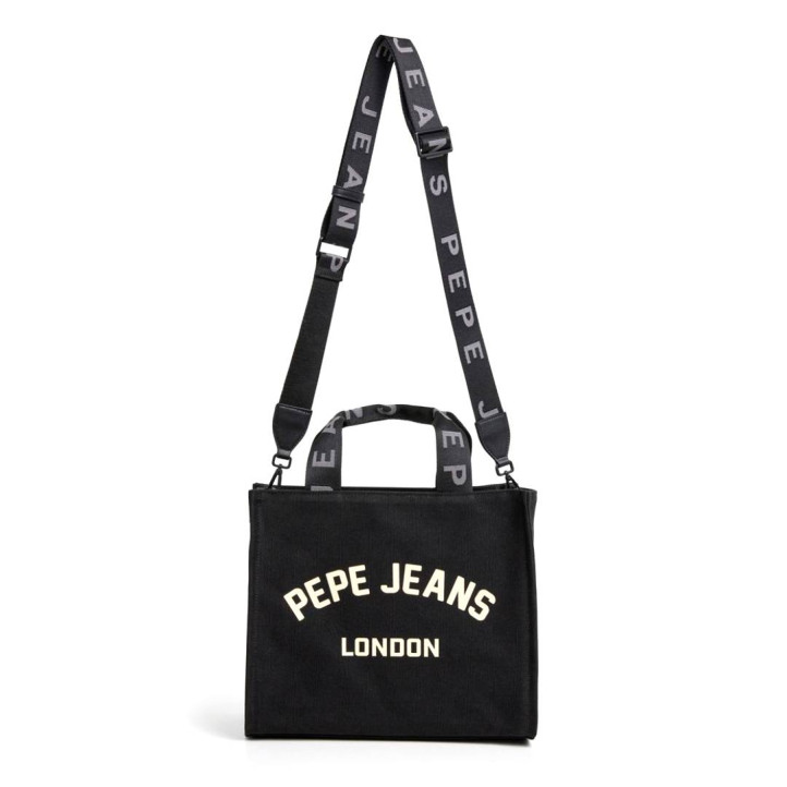 Bossa Pepe Jeans trisha negre estil tote bag - Querol online