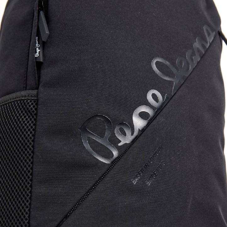 Mochila Pepe Jeans kurt base negra - Querol online