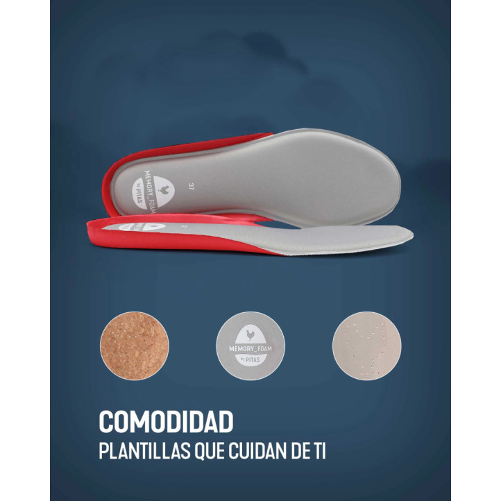 Zapatos sport Walk in Pitas wallabi washed azul - Querol online