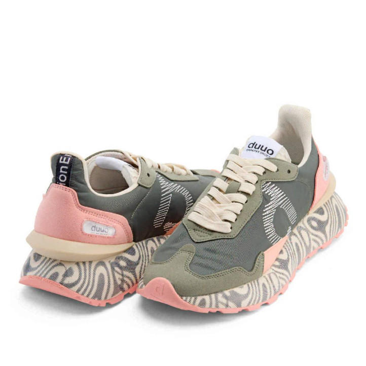 Sabatilles urban Duuo sensei moon girses i verd kaki - Querol online