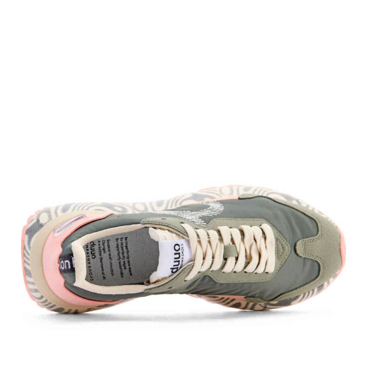 Zapatillas urban Duuo sensei moon grises y verde kaki - Querol online