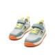 Zapatillas deporte Mustang free grises con detalles en verde y amarillo barefoot - Querol online