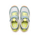 Zapatillas deporte Mustang free grises con detalles en verde y amarillo barefoot - Querol online