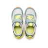 Zapatillas deporte Mustang free grises con detalles en verde y amarillo barefoot