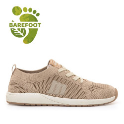 Sabatilles esportives Mustang free apolo beix de malla barefoot - Querol online