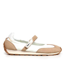 Ballarines Pepe Jeans jane soft blanques i beix estil mercedita - Querol online