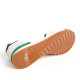 Zapatillas deportivas Pepe Jeans marvin road blancas con detalles verdes - Querol online