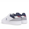 Zapatillas deportivas U.S. POLO ASSN. byron blancas con paneles grises y azules