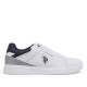 Zapatillas deportivas U.S. POLO ASSN. byron blancas con paneles grises y azules - Querol online