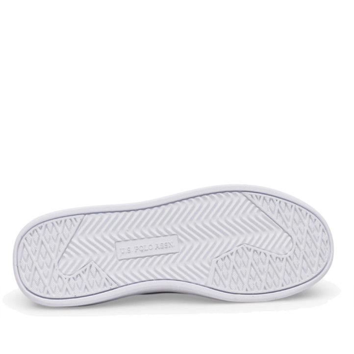 Sabatilles esportives U.S. POLO ASSN. cody blanques amb panell posterior en verd fosc - Querol online