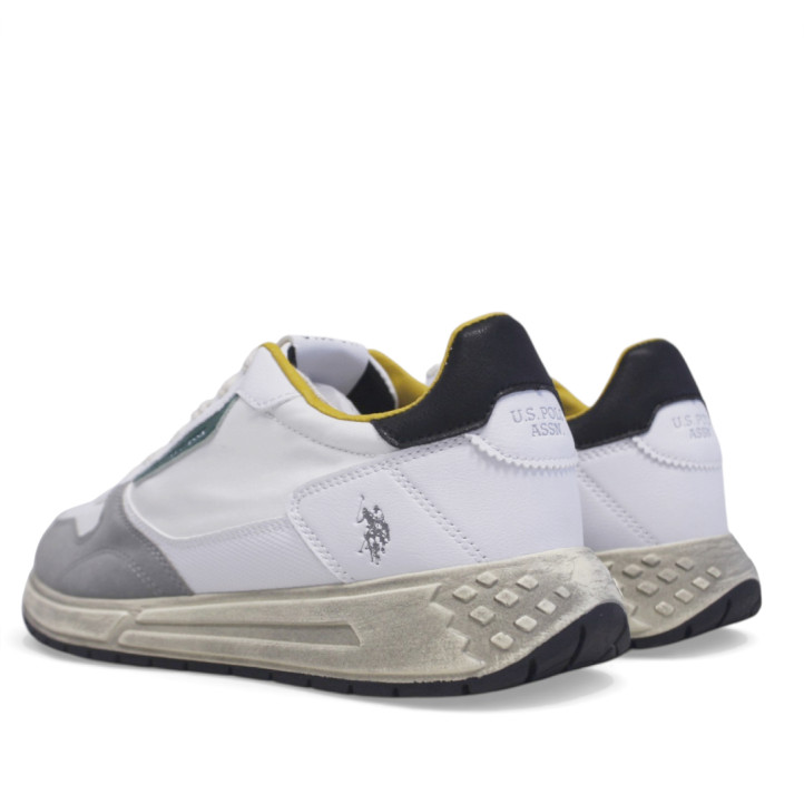 Sabatilles esportives U.S. POLO ASSN. seneka blanques amb interior groc - Querol online