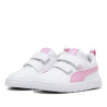 Zapatillas deporte Puma courtflex blancas y rosas