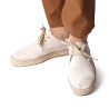 Alpargatas TONI PONS dixon crudas con cordones