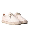 Alpargatas TONI PONS dixon crudas con cordones