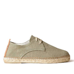 Alpargatas TONI PONS dixon kaquis con cordones - Querol online