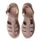 Sandalias planas TONI PONS elena taupe estilo cangrejera - Querol online
