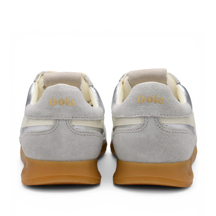 Zapatillas urban Gola firefly metallic silver con off white mujer - Querol online