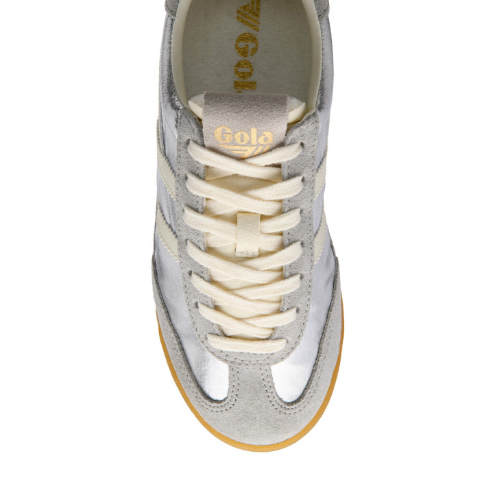 Sabatilles urban Gola firefly metallic silver amb off white dona - Querol online