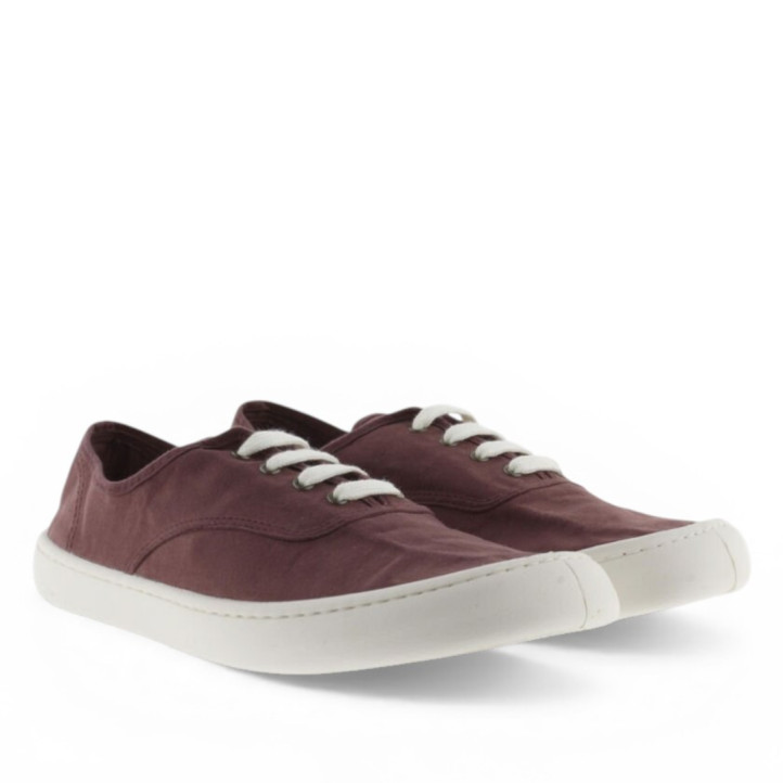 Sabatilles lona Victoria olmo barefoot pruna lona tintada - Querol online