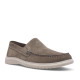 Sabates sport Imac taupe estil mocasí serratge amb sola blanca - Querol online