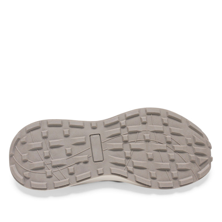 Zapatillas urban D'Angela azules estilo calcetín con panel trasero metalizado - Querol online