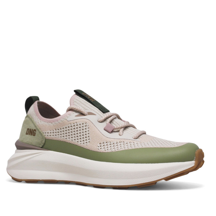 Zapatillas urban D'Angela kakis estilo calcetín con panel trasero de antelina - Querol online