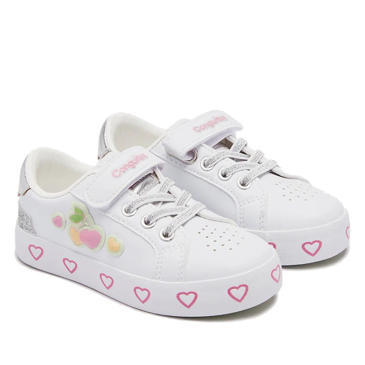 Sabatilles esport Conguitos blanques glow cireres - Querol online