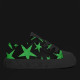 Zapatillas lona Conguitos blancas multi estrellas brillo en la oscuridad - Querol online